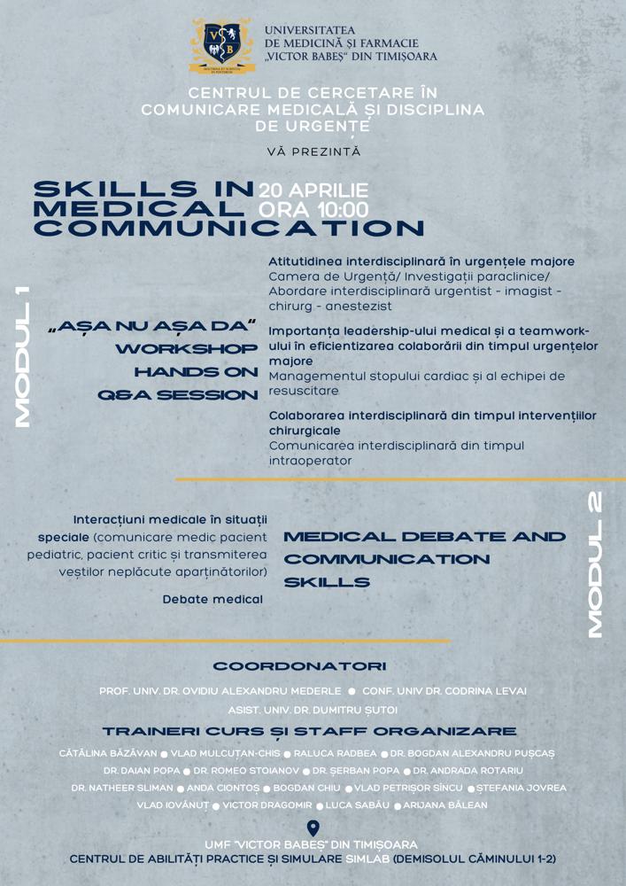 SKILLS IN MEDICAL COMMUNICATION_aprilie_2023
