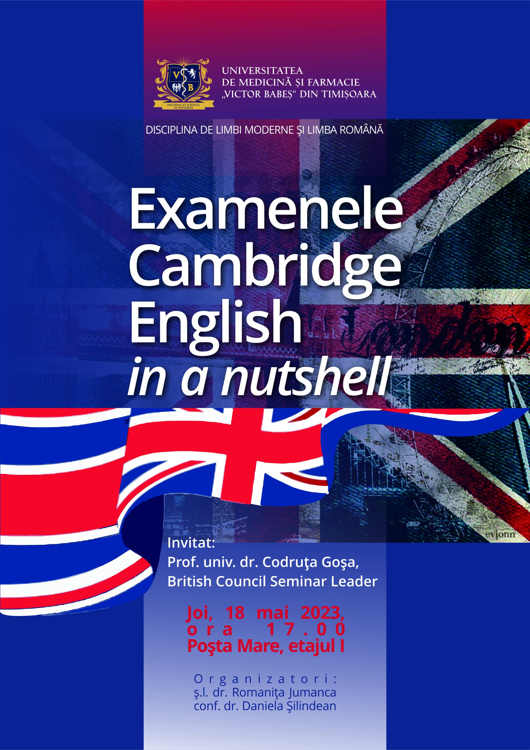 afis Examenele Cambridge English in a nutshell_18.05.2023