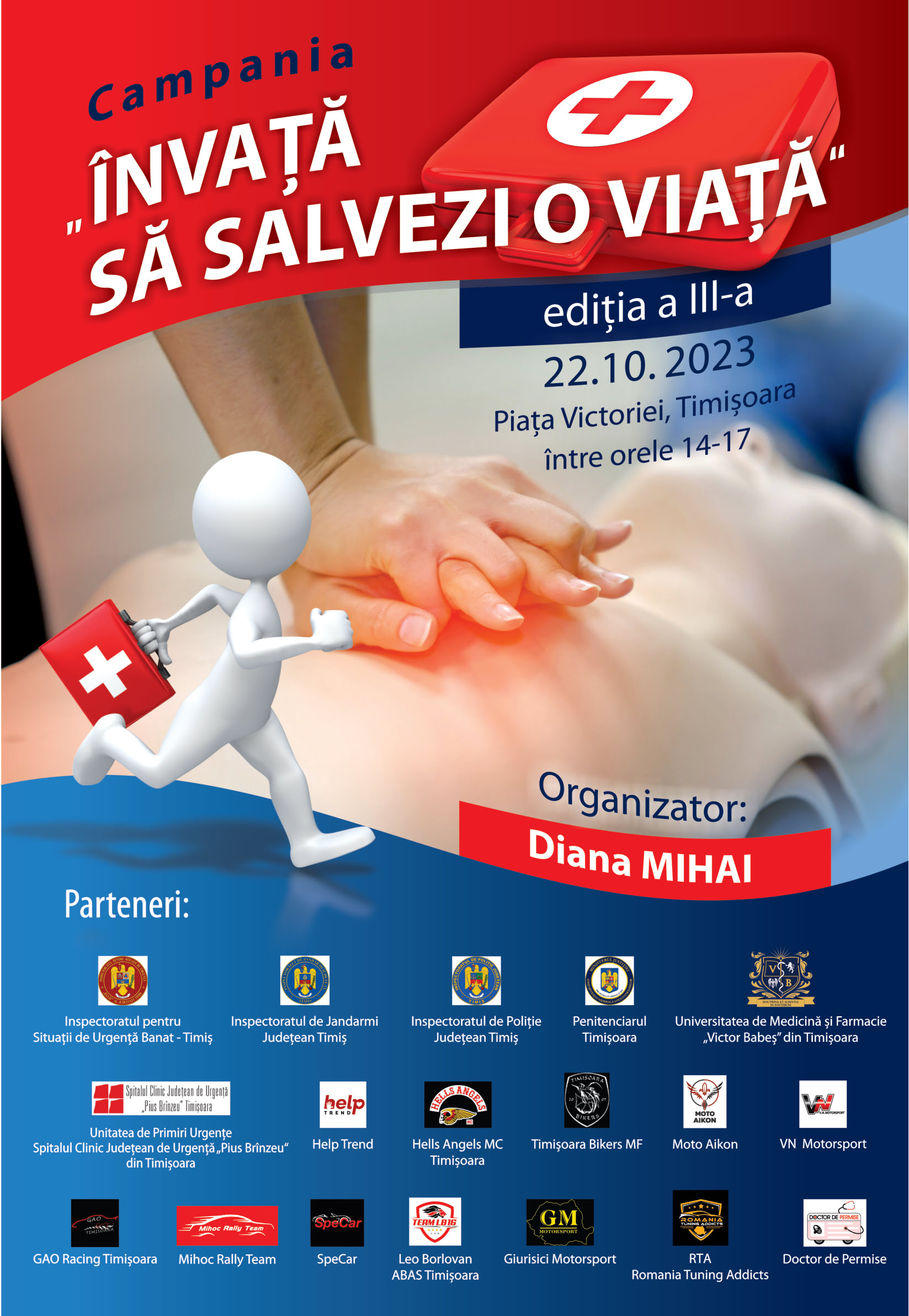 afis Campania Invata sa salvezi o viata_editia a3a_2023