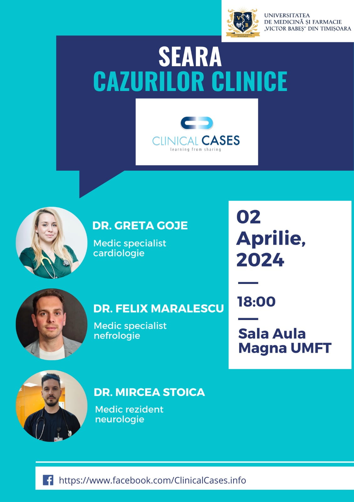 Seara cazurilor clinice 02.04.2024