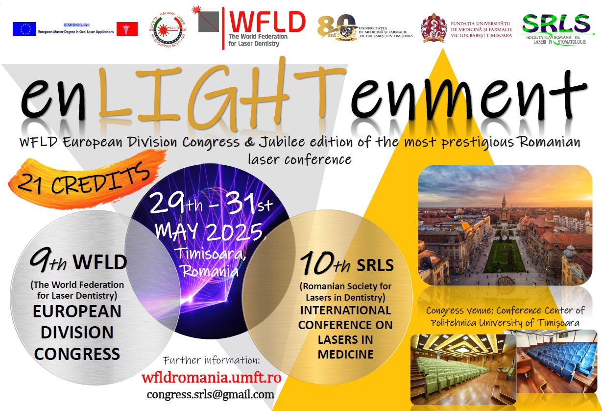 Afis Al 9-lea Congres al Diviziei Europene a WFLD_29-31 mai 2025_final