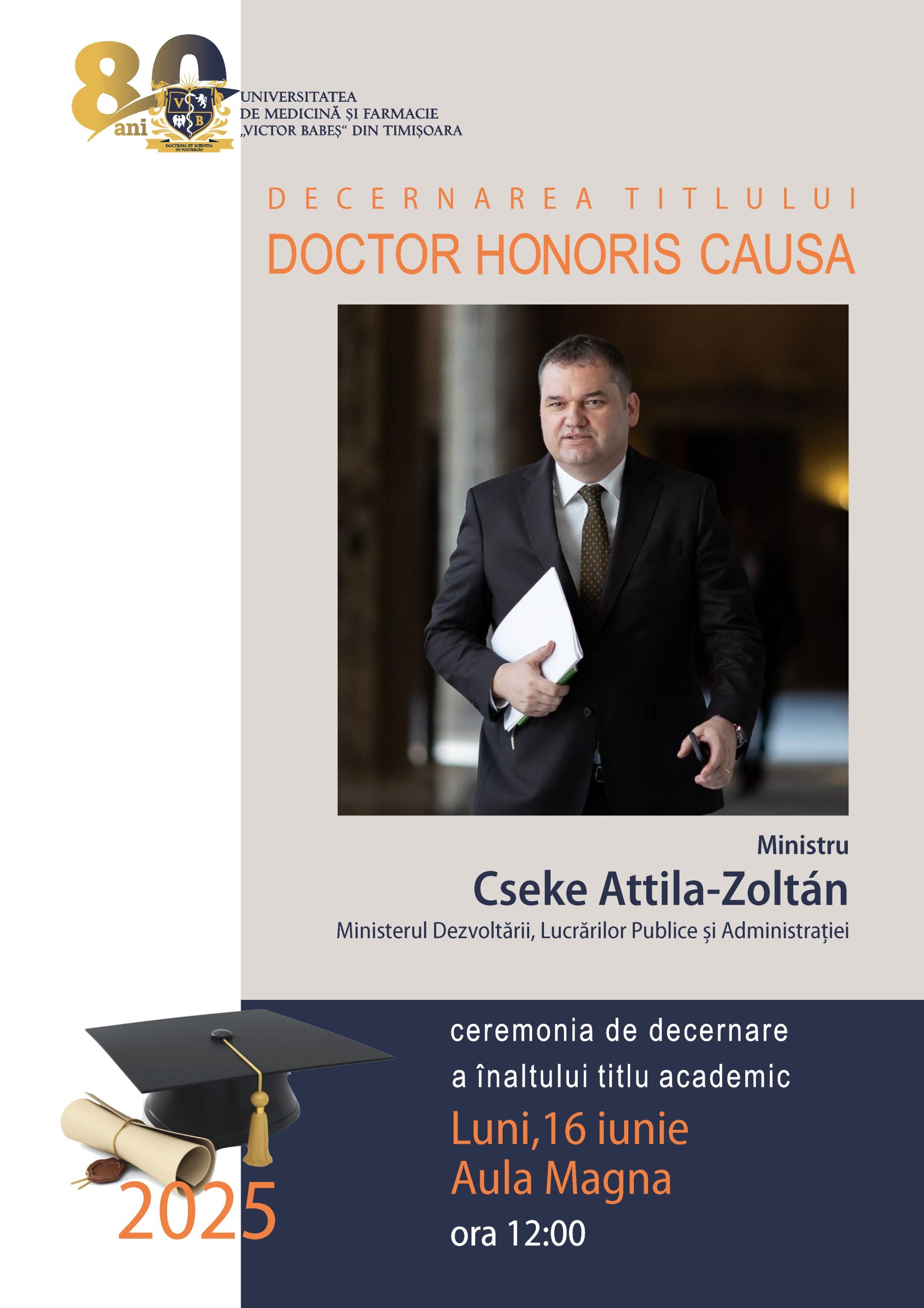 Afis DHC_Ministru Cseke Attila Zoltán_16.06.2025
