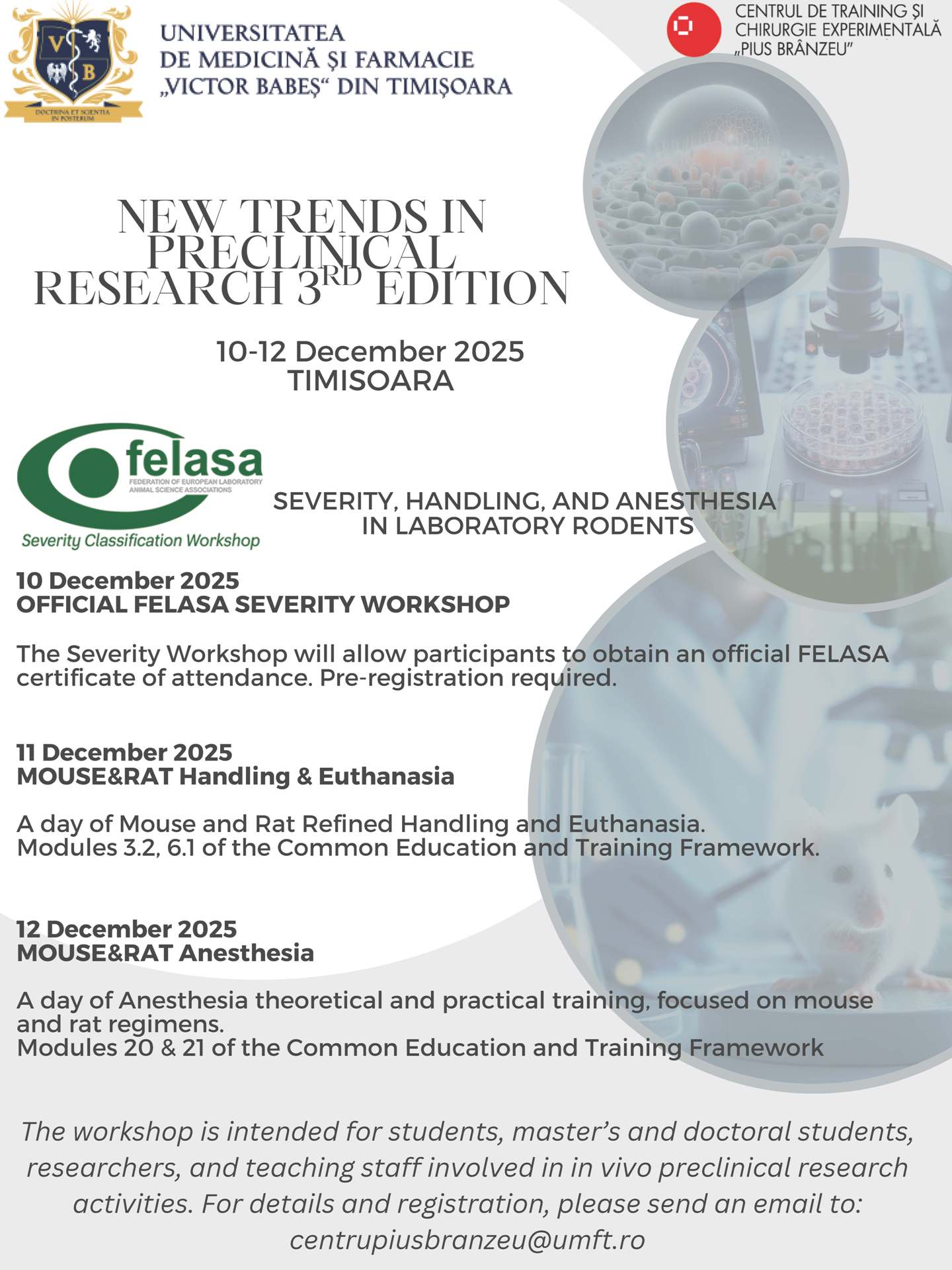 Afis NEW TRENDS IN PRECLINICAL RESEARCH_2025