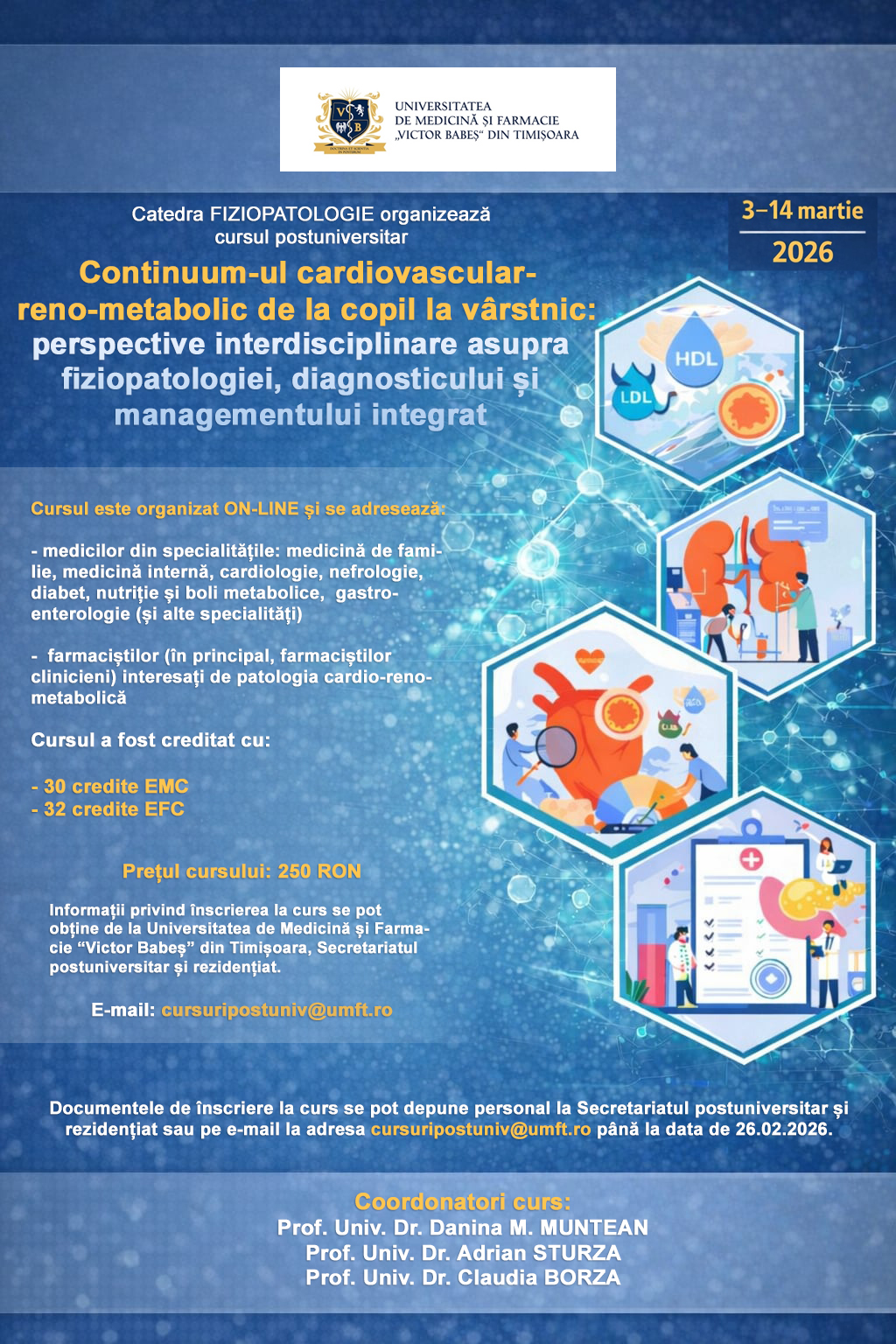 afis_curs_postuniv_fiziopatologie_3-14 martie 2026