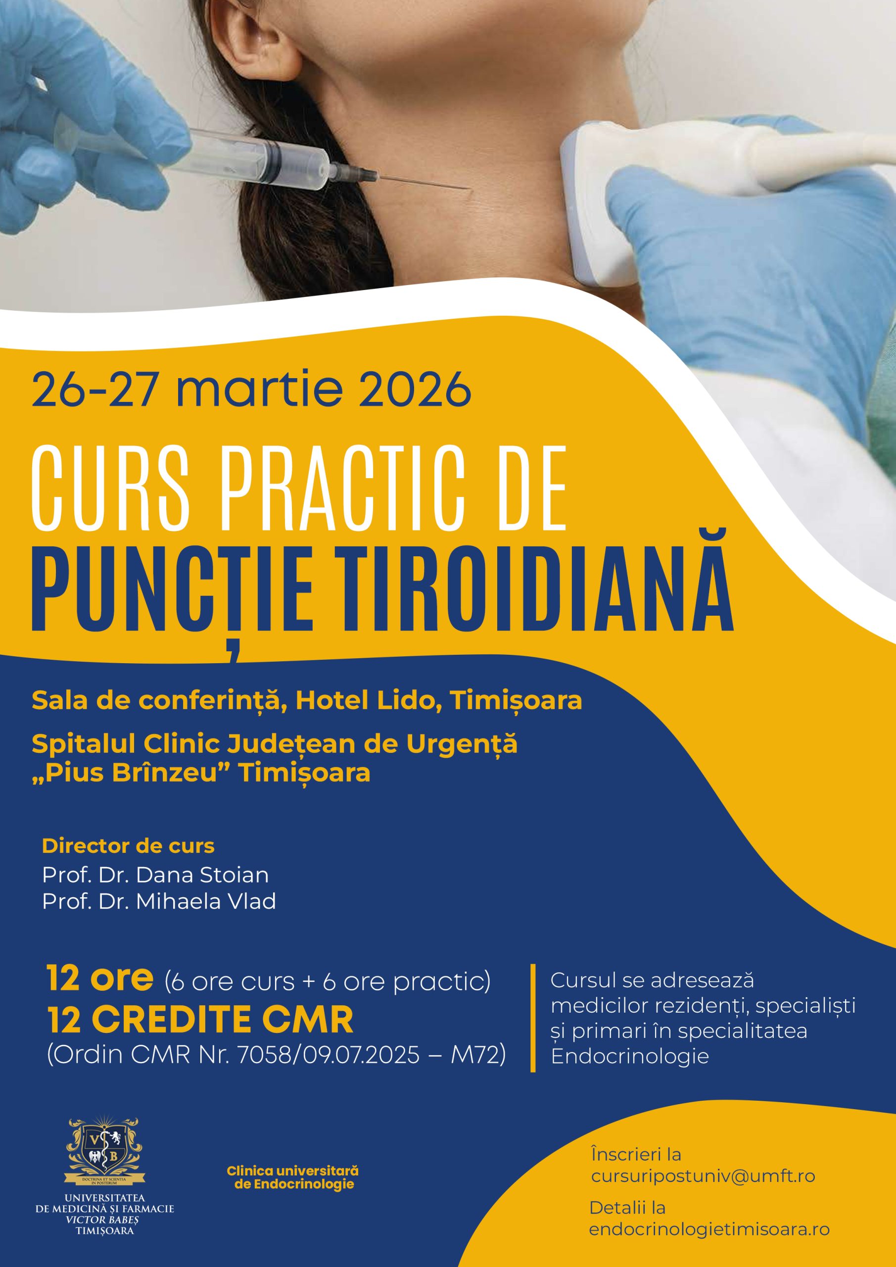 Afis curs postuniv Punctie 2026